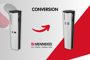 Borne de recharge MENNEKES AMEDIO® renouvelée pour véhicules électriques - Stagobel