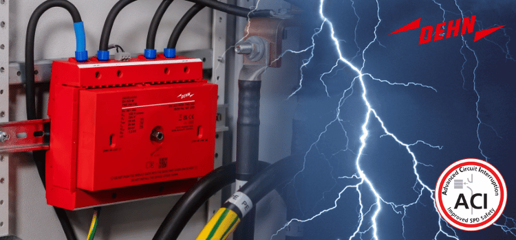 DEHN bliksem- en overspanningsbeveiliging met ACI-technologie – Stagobel