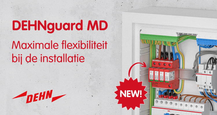 DEHNguard MD overspanningsbeveiliging van DEHN voor flexibele installatie in de verdeelkast - Stagobel