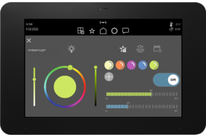 Appli JUNG Smart Vision pour le JUNG smart panel 8