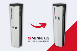 Vernieuwde MENNEKES AMEDIO® laadpaal voor elektrische voertuigen - Stagobel