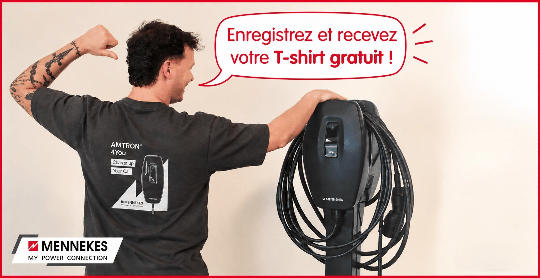 Action t-shirt MENNKES e-Mobility