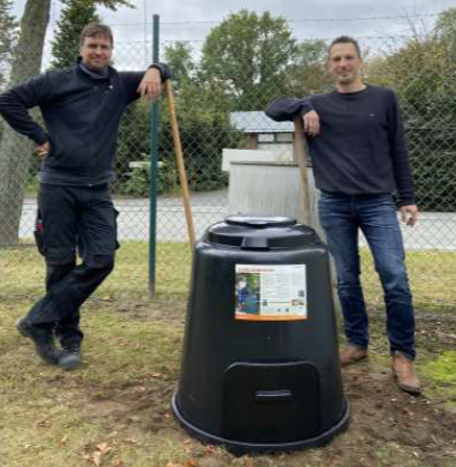 Stagobellers introduceren het compostvat Stagobellers introduceren het compostvat