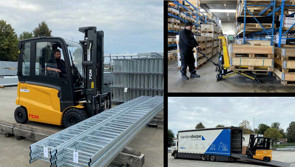 Nieuwe elektrische heftruck