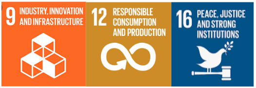 SDG - Goal 9, 12 en 16 SDG - Goal 9, 12 en 16