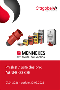 Cover prijslijst / liste des prix MENNEKES CEE